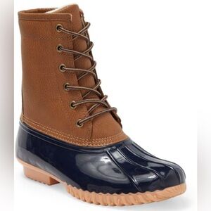 Womens rubber duck waterproof boots